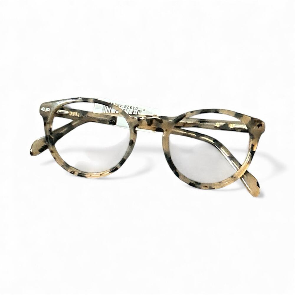 M America‎ Women Bijou Round Prescription Eyeglasses Light Tortoise *Frame Only*